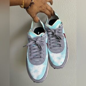 Nike Waffle One Tie-Dye- Lavender tie-dye Suede ☁️